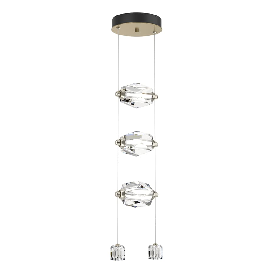 Hubbardton Forge Gatsby 10" Wide Crystal Multi Light Pendant