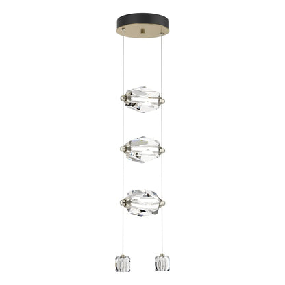 Hubbardton Forge Gatsby 10" Wide Crystal Multi Light Pendant