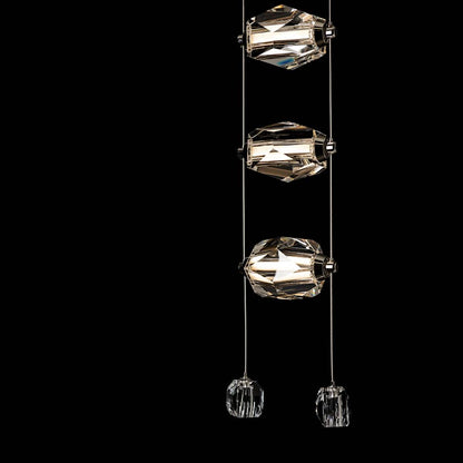 Hubbardton Forge Gatsby 10" Wide Crystal Multi Light Pendant
