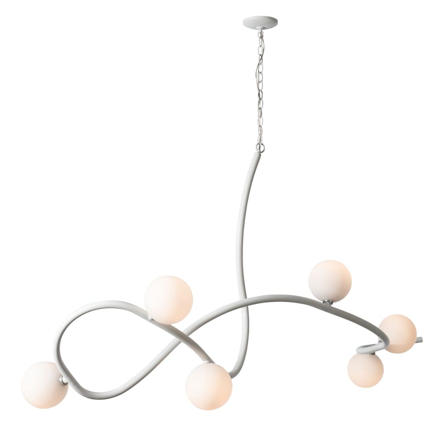 Hubbardton Forge Slide 6 Light 69" Wide Abstract Multi Light Pendant