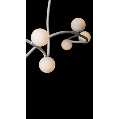 Hubbardton Forge Slide 6 Light 69" Wide Abstract Multi Light Pendant