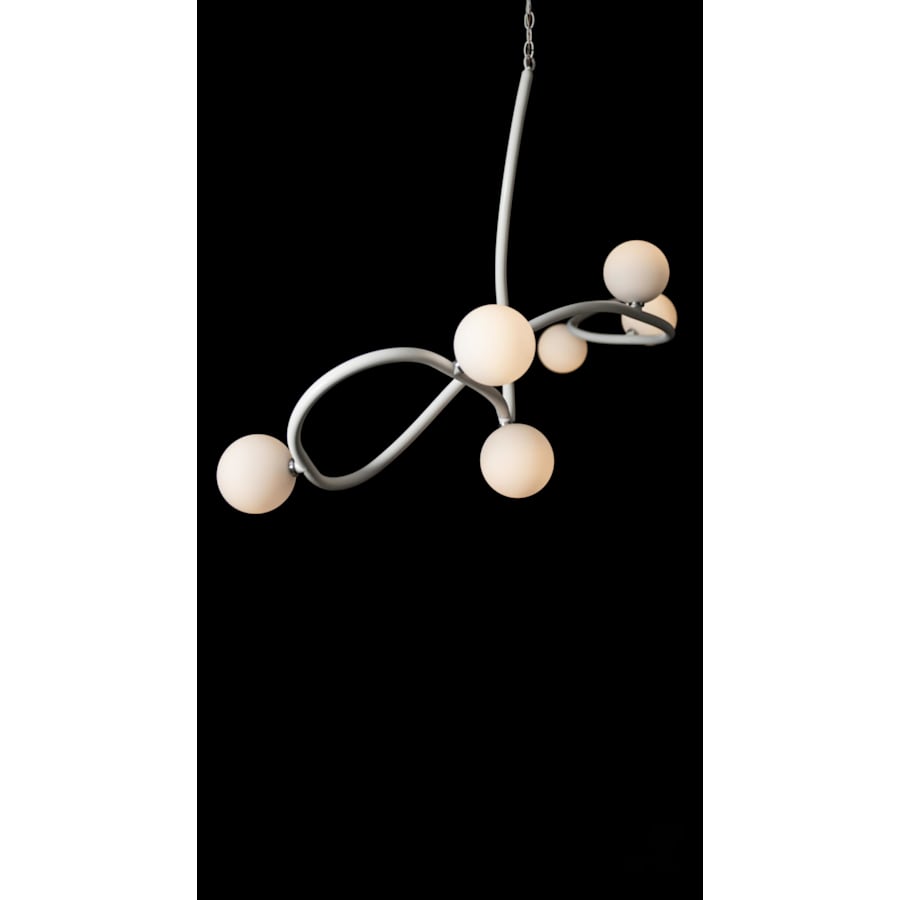 Hubbardton Forge Slide 6 Light 69" Wide Abstract Multi Light Pendant