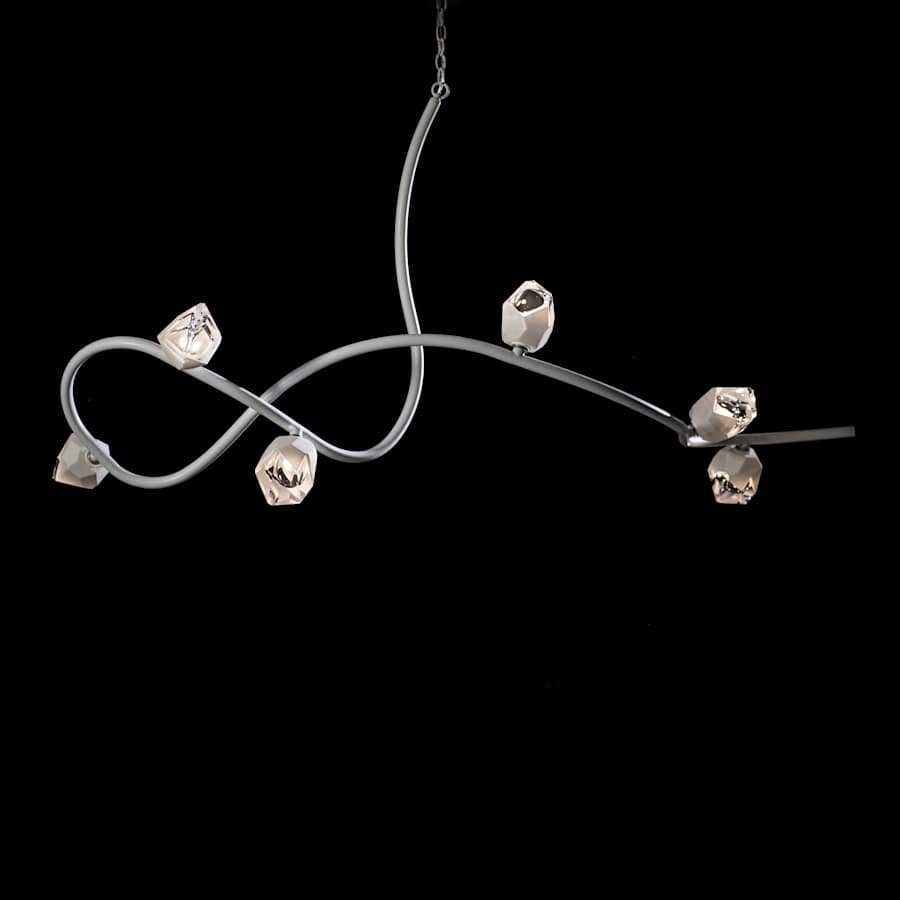 Hubbardton Forge Glacier 6 Light 33" Wide Multi Light Pendant