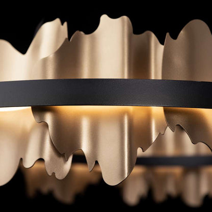 Hubbardton Forge Hildene 38" Wide LED Abstract Ring Chandelier