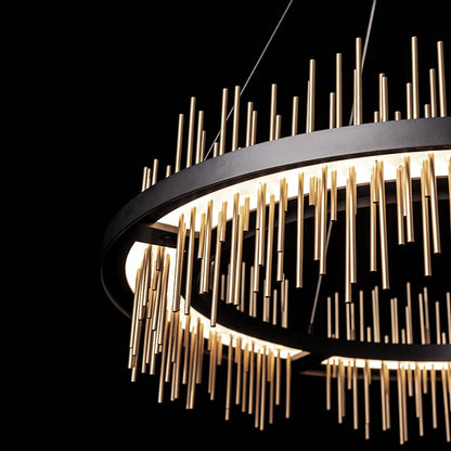 Hubbardton Forge Gossamer 38" Wide LED Ring Chandelier