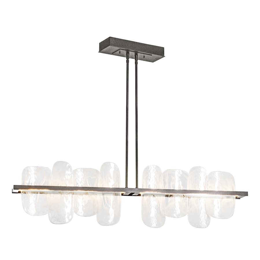 Hubbardton Forge Vitre 52" Wide LED Linear Chandelier