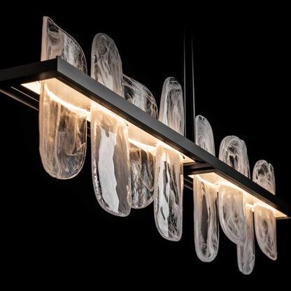 Hubbardton Forge Vitre 52" Wide LED Linear Chandelier