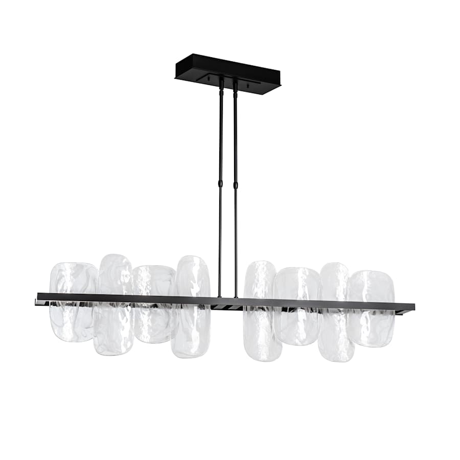 Hubbardton Forge Vitre 52" Wide LED Linear Chandelier