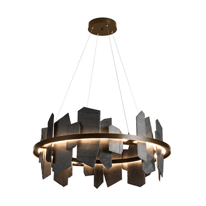 Hubbardton Forge Ardesia 38" Wide LED Multi Light Pendant