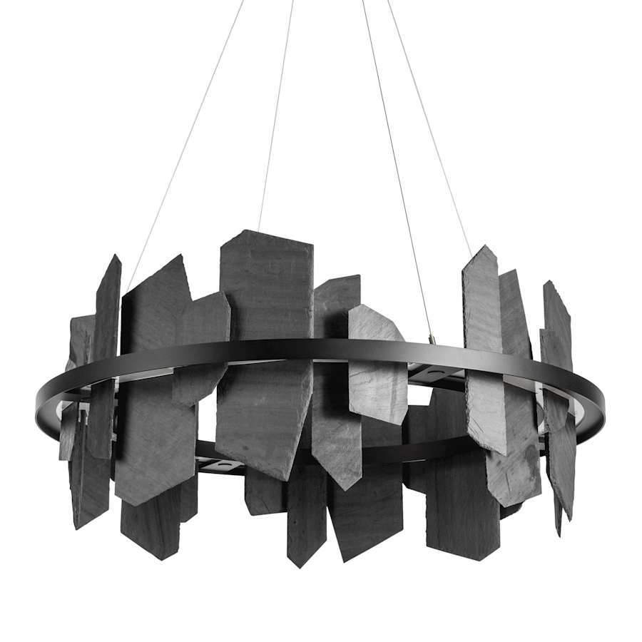 Hubbardton Forge Ardesia 38" Wide LED Multi Light Pendant