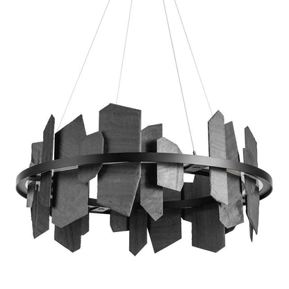 Hubbardton Forge Ardesia 38" Wide LED Multi Light Pendant