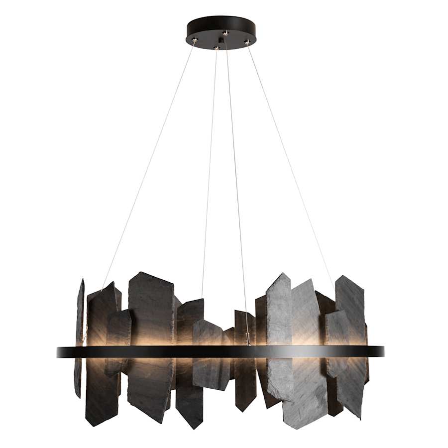Hubbardton Forge Ardesia 38" Wide LED Multi Light Pendant