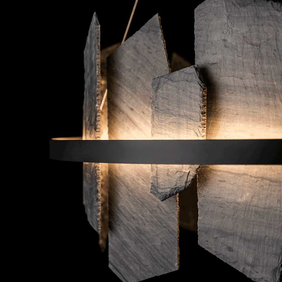 Hubbardton Forge Ardesia 38" Wide LED Multi Light Pendant
