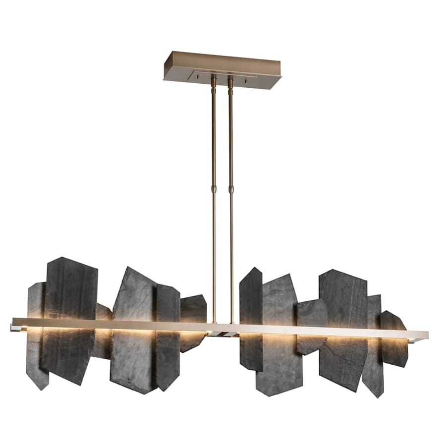 Hubbardton Forge Ardesia 52" Wide LED Linear Chandelier