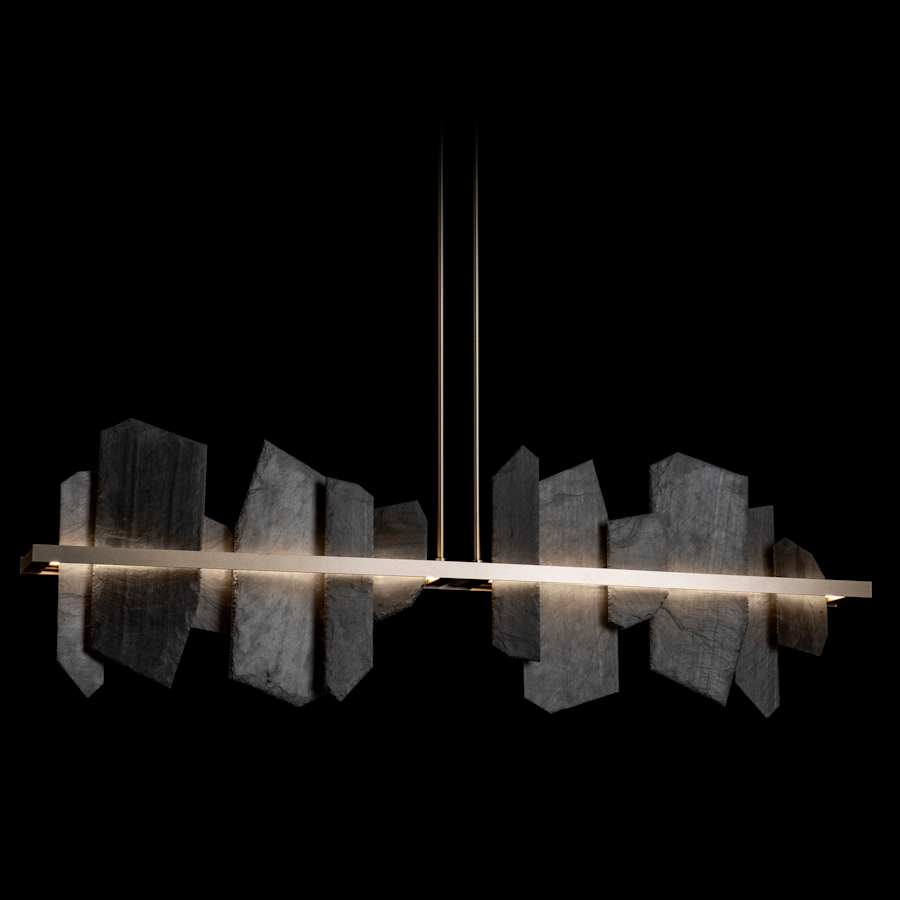 Hubbardton Forge Ardesia 52" Wide LED Linear Chandelier