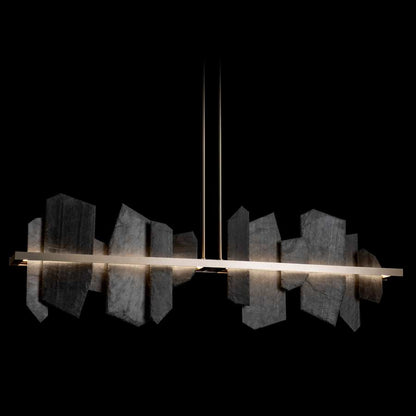 Hubbardton Forge Ardesia 52" Wide LED Linear Chandelier