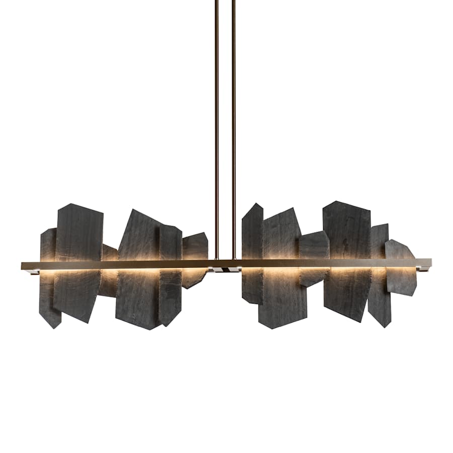 Hubbardton Forge Ardesia 52" Wide LED Linear Chandelier
