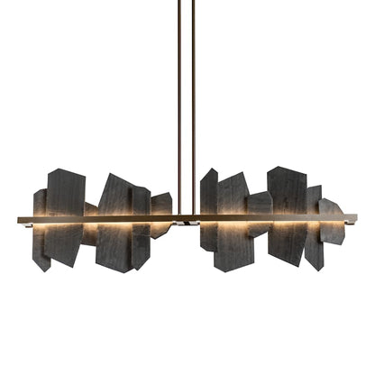 Hubbardton Forge Ardesia 52" Wide LED Linear Chandelier