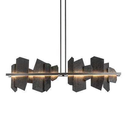 Hubbardton Forge Ardesia 52" Wide LED Linear Chandelier