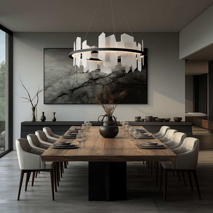Hubbardton Forge Volterra 38" Wide LED Pendant