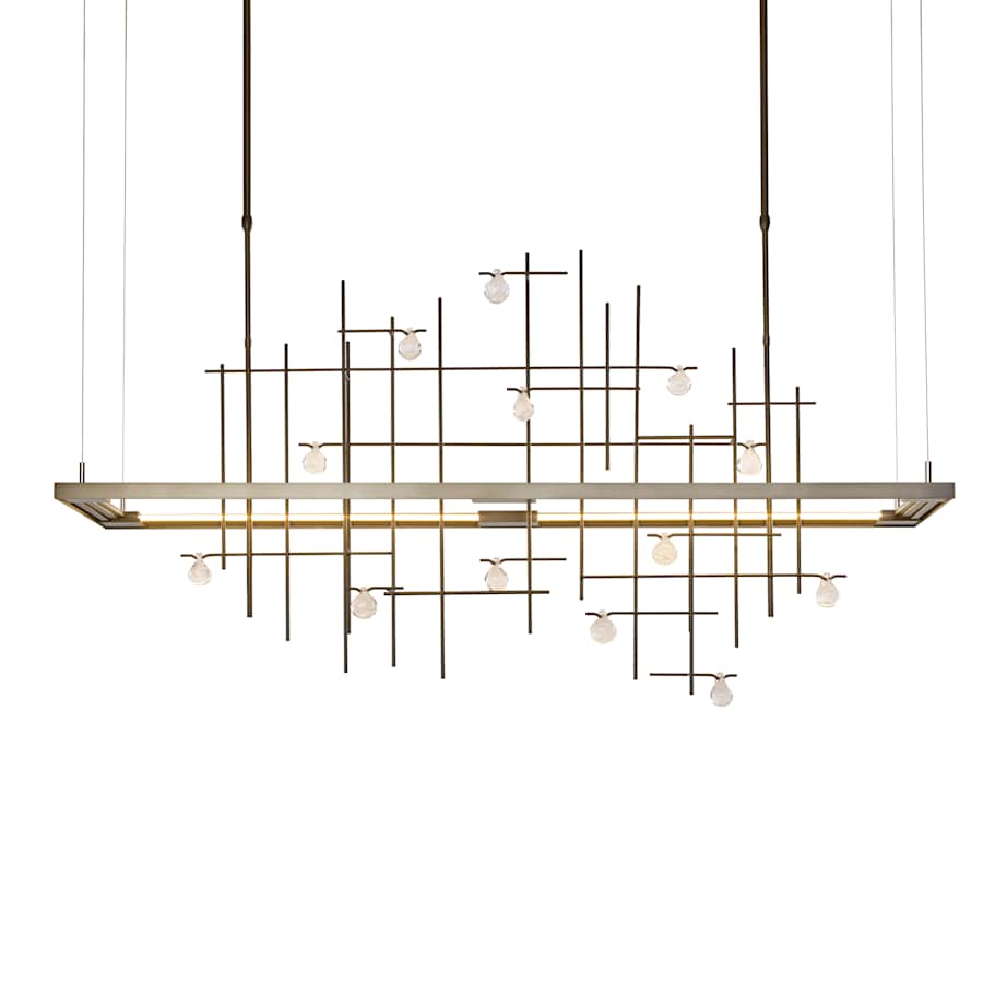 Hubbardton Forge Four Seasons 54" Wide Linear Pendant