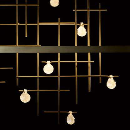 Hubbardton Forge Four Seasons 54" Wide Linear Pendant
