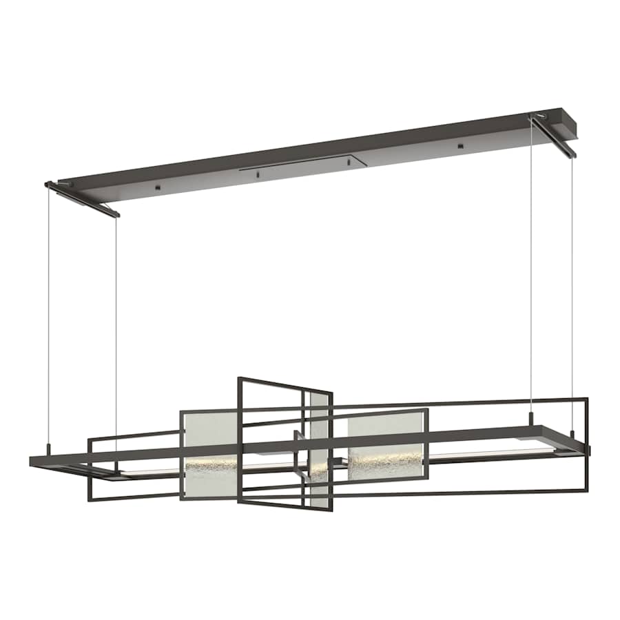 Hubbardton Forge Four Seasons 54" Wide LED Abstract Linear Chandelier