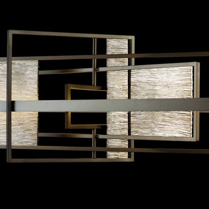 Hubbardton Forge Four Seasons 54" Wide LED Abstract Linear Chandelier