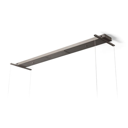 Hubbardton Forge Four Seasons 54" Wide LED Abstract Linear Chandelier