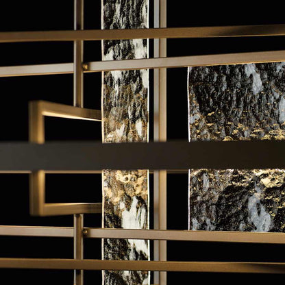 Hubbardton Forge Four Seasons 54" Wide LED Abstract Linear Chandelier
