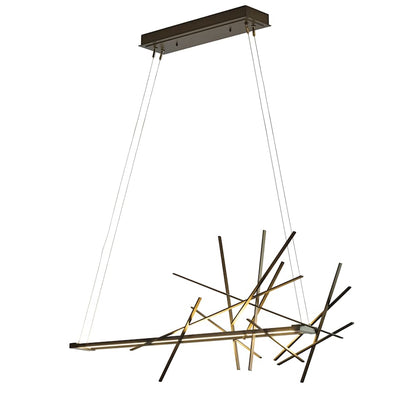 Hubbardton Forge Cascade 51" Wide LED Linear Chandelier