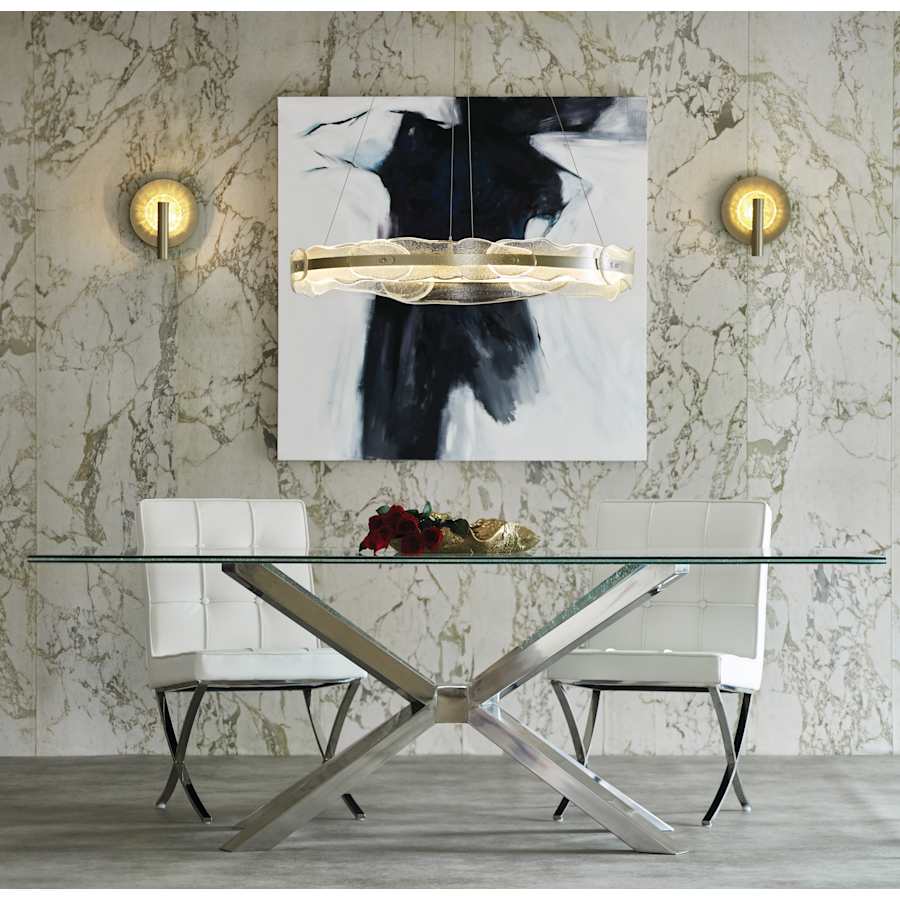 Hubbardton Forge Solstice 36" Wide LED Ring Chandelier