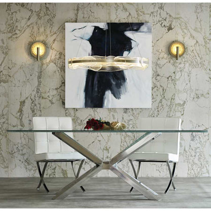 Hubbardton Forge Solstice 36" Wide LED Ring Chandelier