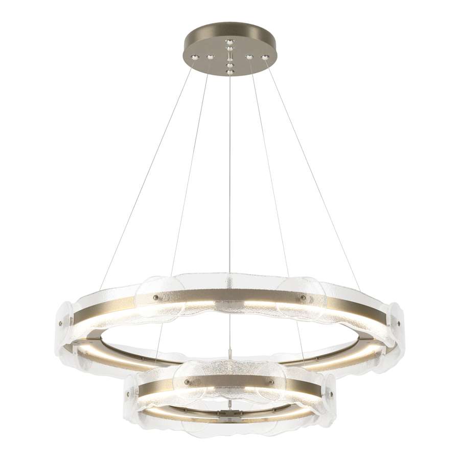 Hubbardton Forge Solstice 37" Wide LED Ring Chandelier