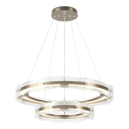 Hubbardton Forge Solstice 37" Wide LED Ring Chandelier