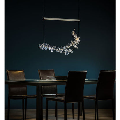Hubbardton Forge Lily 41" Wide LED Linear Chandelier