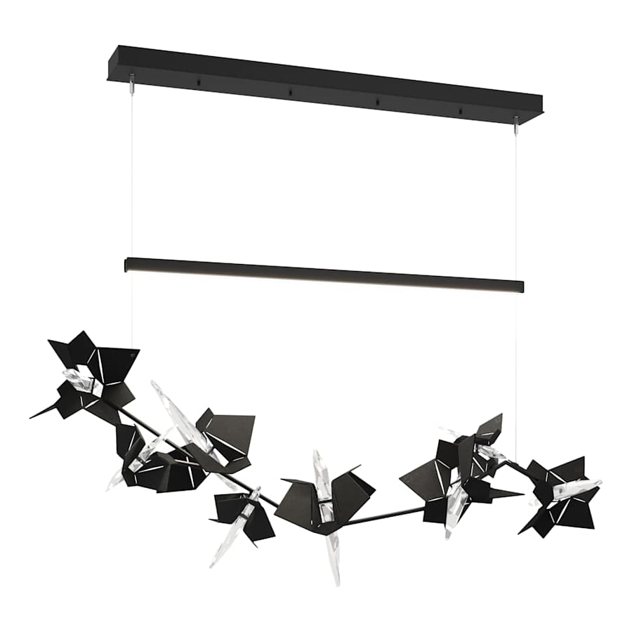 Hubbardton Forge Belladonna 50" Wide LED Crystal Linear Pendant