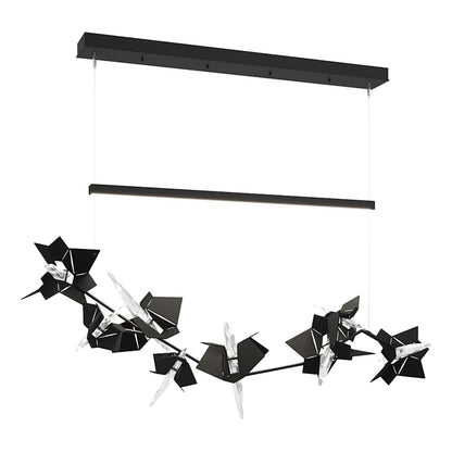 Hubbardton Forge Belladonna 50" Wide LED Crystal Linear Pendant