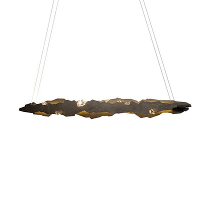 Hubbardton Forge Trove 53" Wide LED Abstract Linear Chandelier