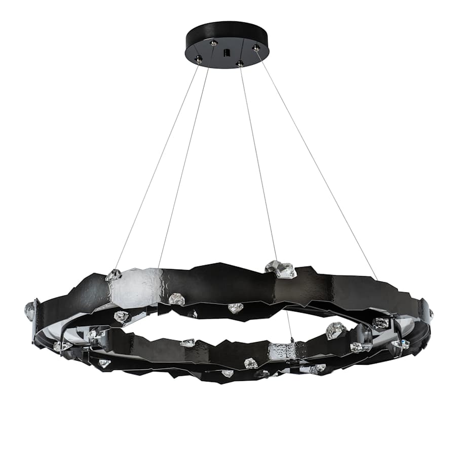 Hubbardton Forge Trove 39" Wide LED Multi Light Pendant