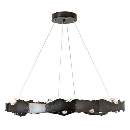 Hubbardton Forge Trove 39" Wide LED Multi Light Pendant