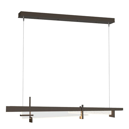 Hubbardton Forge Tenon 48" Wide LED Linear Chandelier