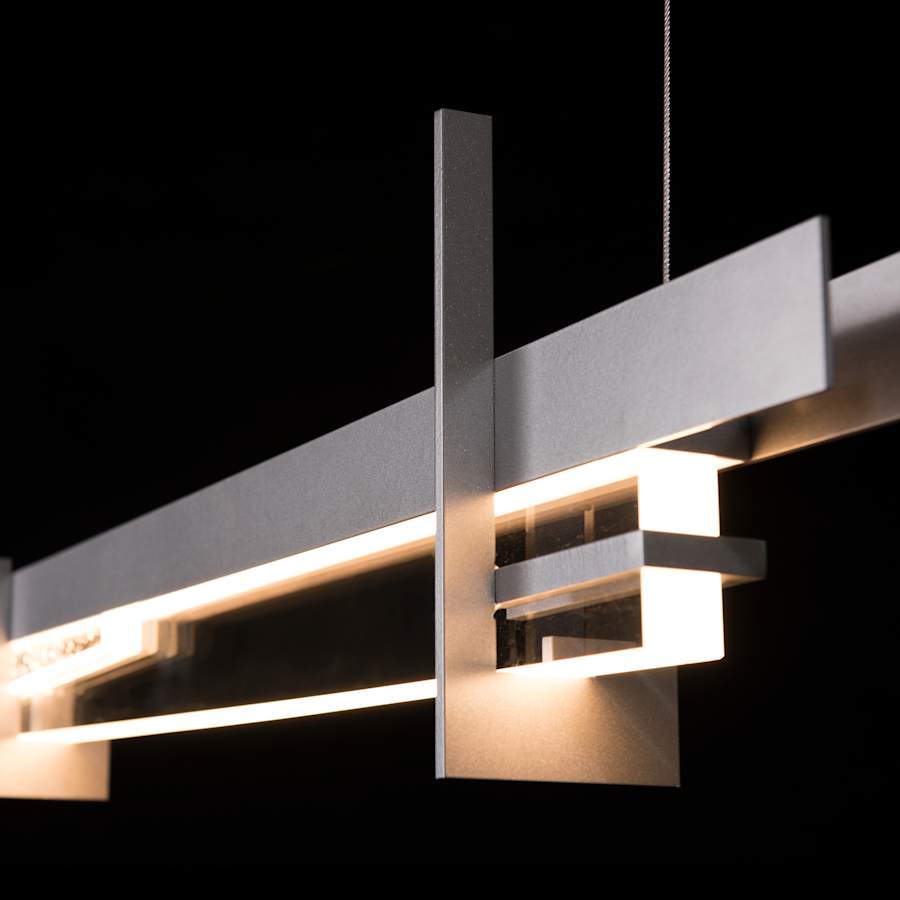 Hubbardton Forge Tenon 48" Wide LED Linear Chandelier