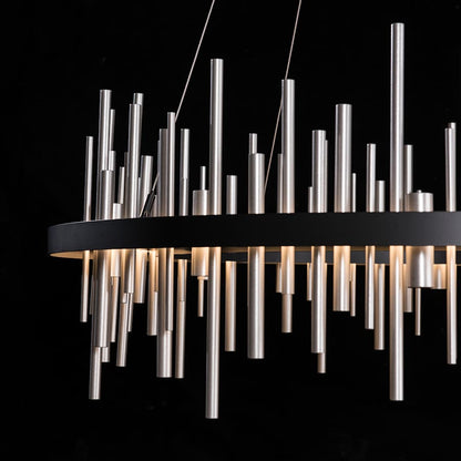 Hubbardton Forge Cityscape 38" Wide LED Ring Chandelier