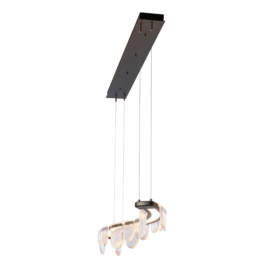Hubbardton Forge Riverbed 51" Wide Linear Pendant