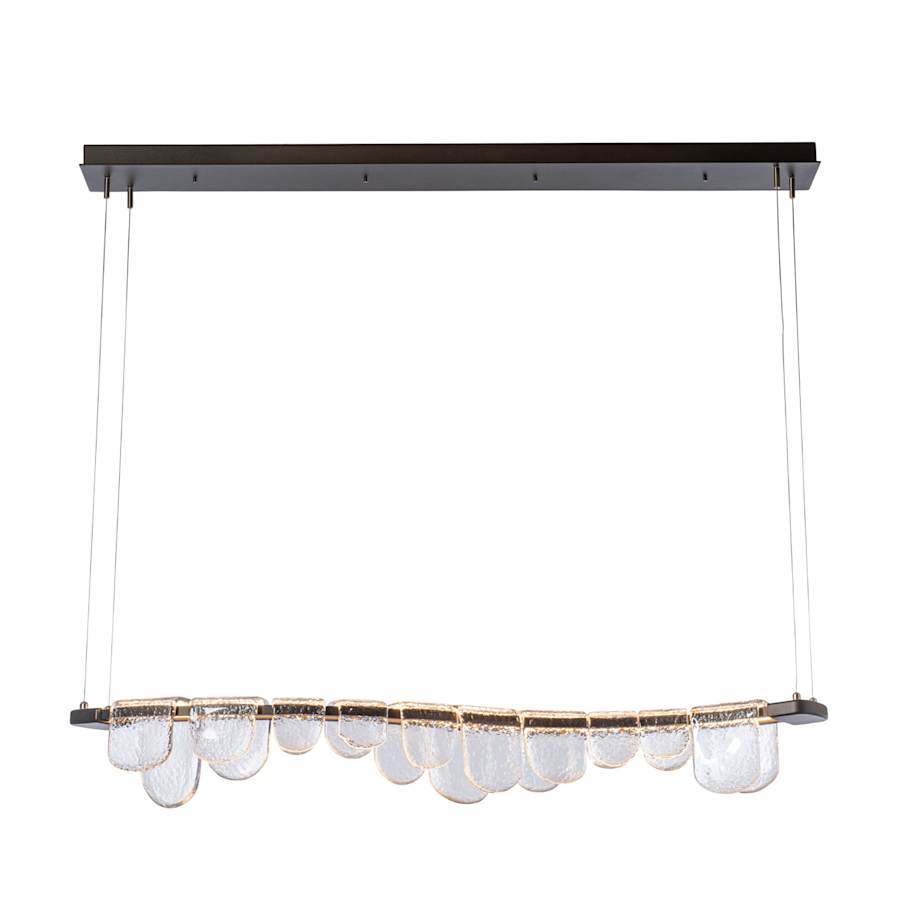 Hubbardton Forge Riverbed 51" Wide Linear Pendant