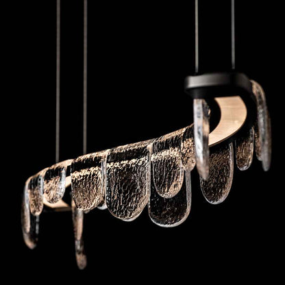 Hubbardton Forge Riverbed 51" Wide Linear Pendant