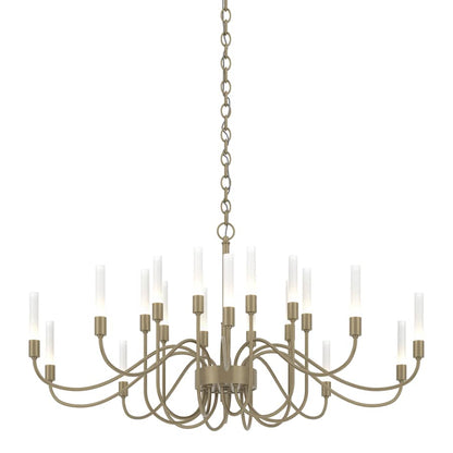 Hubbardton Forge Lisse 20 Light 44" Wide Chandelier