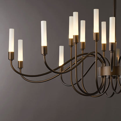 Hubbardton Forge Lisse 20 Light 44" Wide Chandelier