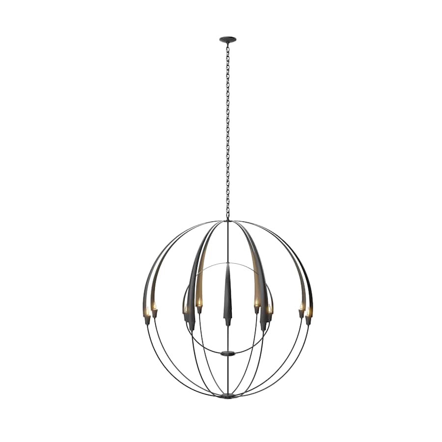 Hubbardton Forge Cirque 12 Light 48" Wide Taper Candle Style Chandelier